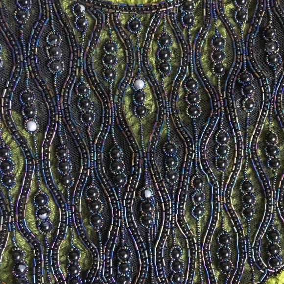 Beaded top tank studded gypsy boho goth top scarf wrap bolero shawl - Picture 4 of 5